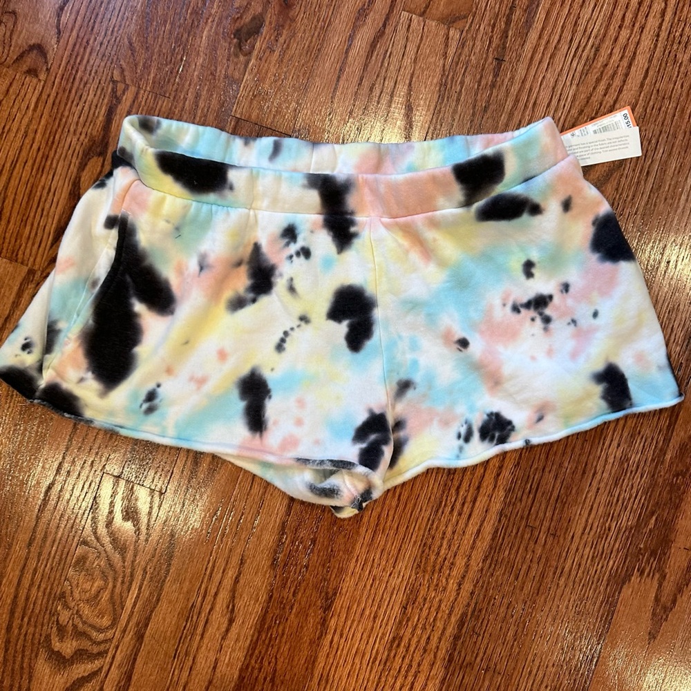 Tie dye lightweight shorts brand new with tags